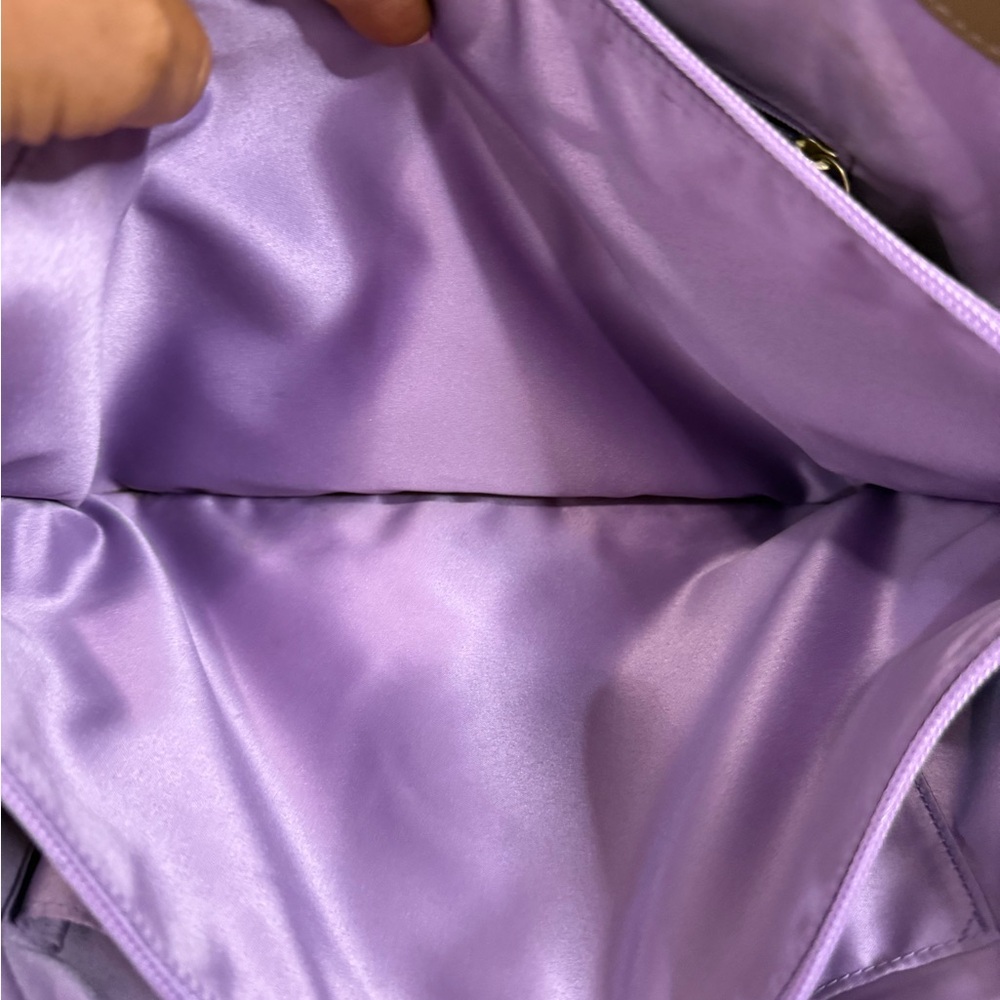 Coach “Carly” patchwork Metallic Gold and Silver Circle Tote bag - Picture 14 of 15